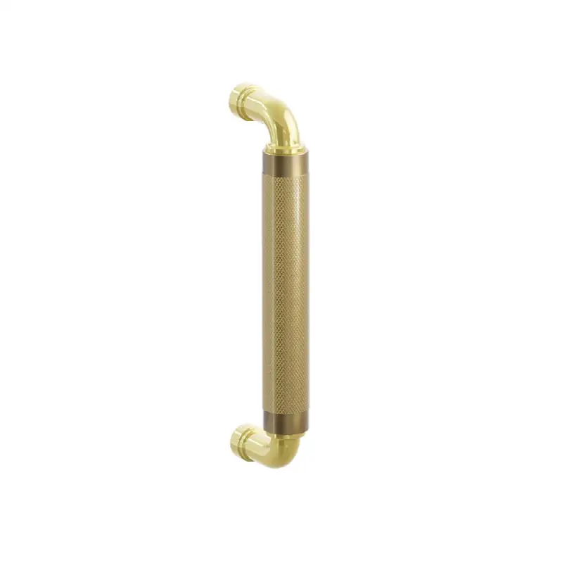 Glass Shower Door Back to Back, Select Door Pull 8 inch C-C, R-Bar Stem US