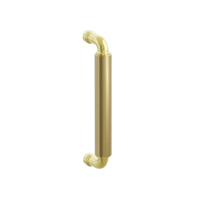 Glass Shower Door Back to Back, Select Door Pull 8 inch C-C, R-Bar Stem US