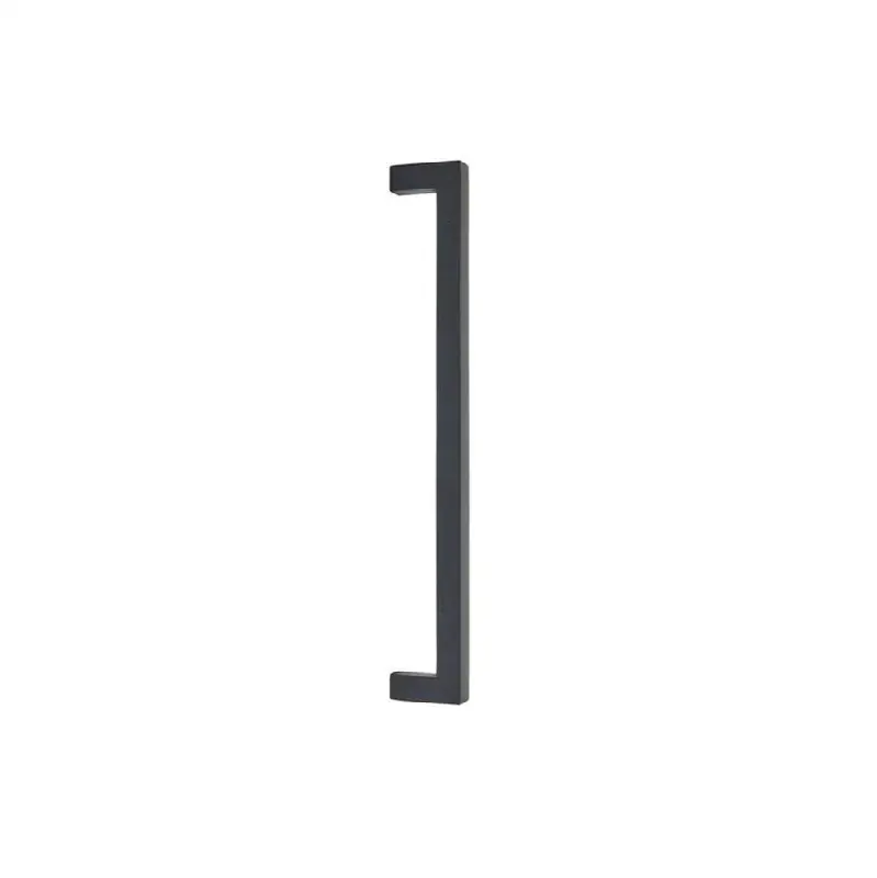 Emtek Rustic Modern Glass Shower Door Appliance Pull 12-in, Flat Black Bronze (GBTB)