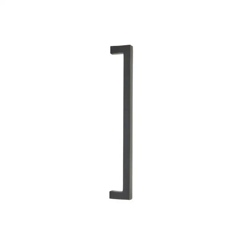 Emtek Rustic Modern Glass Shower Door Appliance Pull 12-in, Medium Bronze (GBTB)
