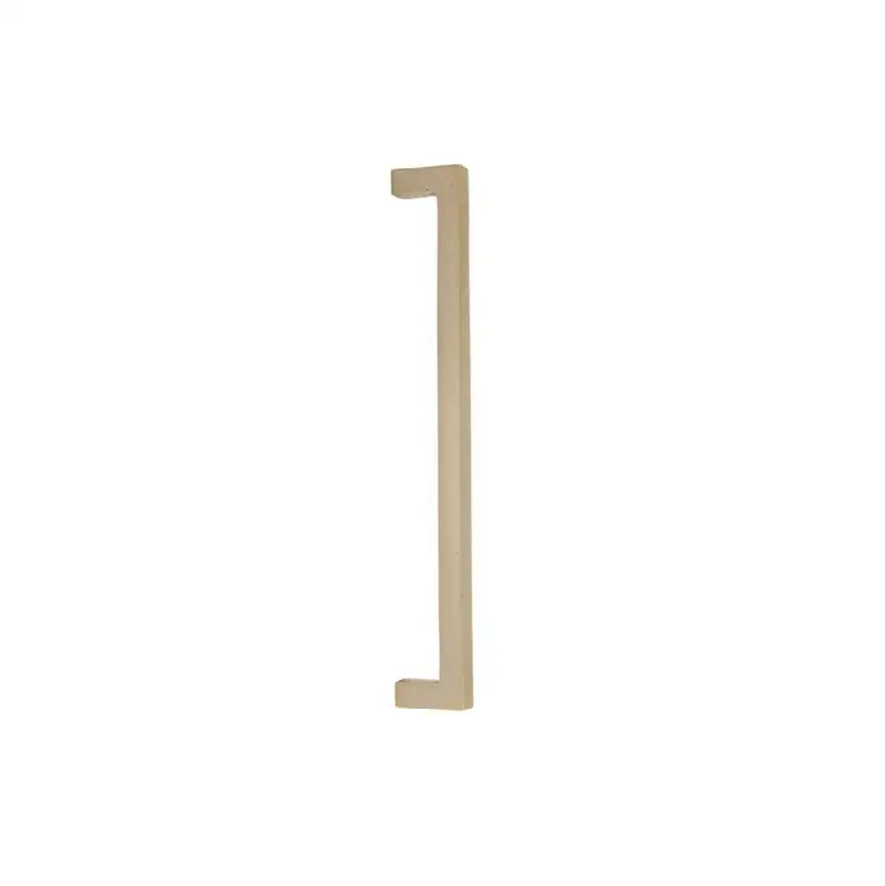 Emtek Rustic Modern Glass Shower Door Appliance Pull 12-in, Tumbled White Bronze (GBTB)