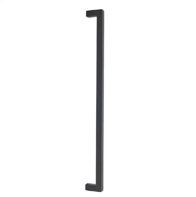 Emtek Rustic Modern Glass Shower Door Appliance Pull 18-in, Flat Black Bronze (GBTB)
