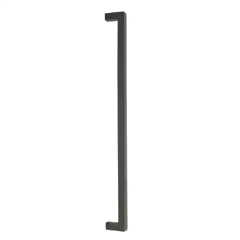 Emtek Rustic Modern Glass Shower Door Appliance Pull 18-in, Medium Bronze (GBTB)