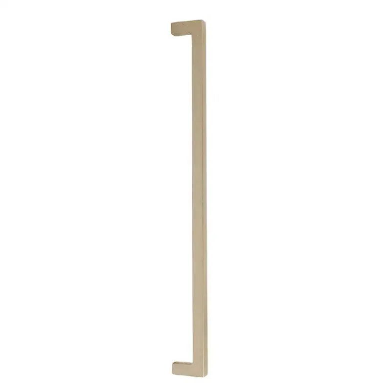 Emtek Rustic Modern Glass Shower Door Appliance Pull 18-in, Tumbled White Bronze (GBTB)