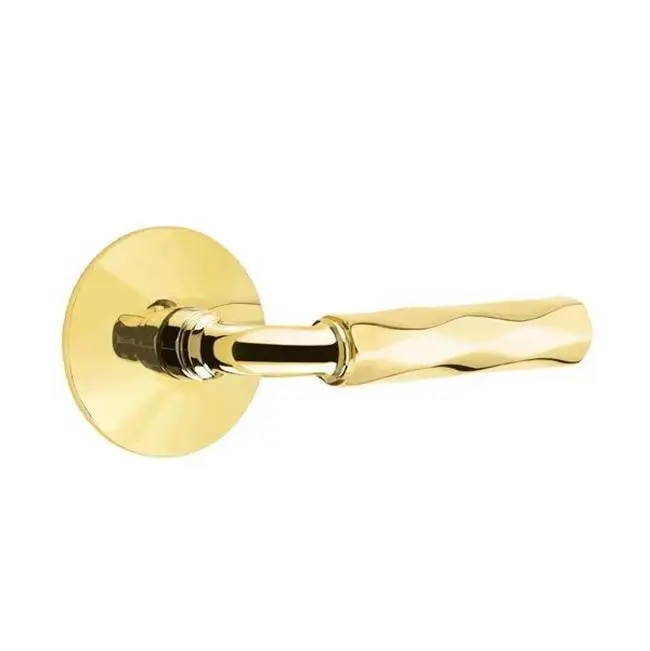 Emtek Select Passage Interior Mortise w/ Modern Rosette & R-Bar Stem, Tribeca Lever (LH)