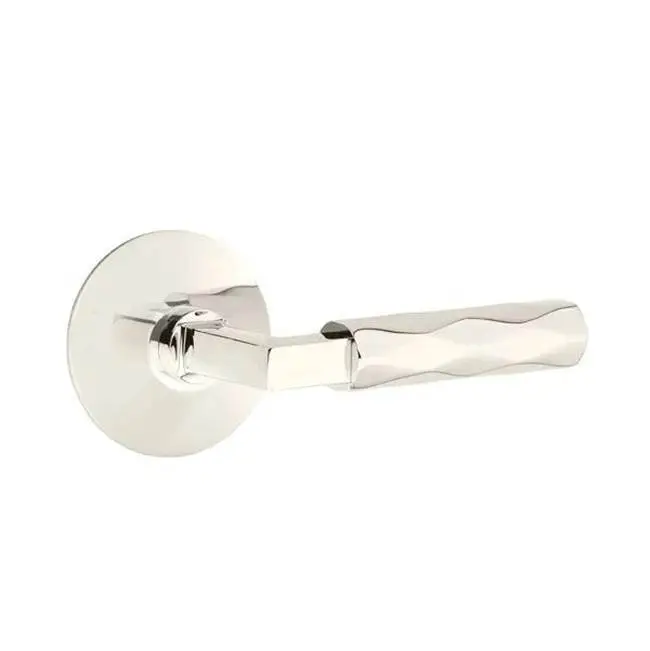 Emtek Select Privacy Interior Mortise w/ Modern Rosette & L-Square Stem, Tribeca Lever (LH)