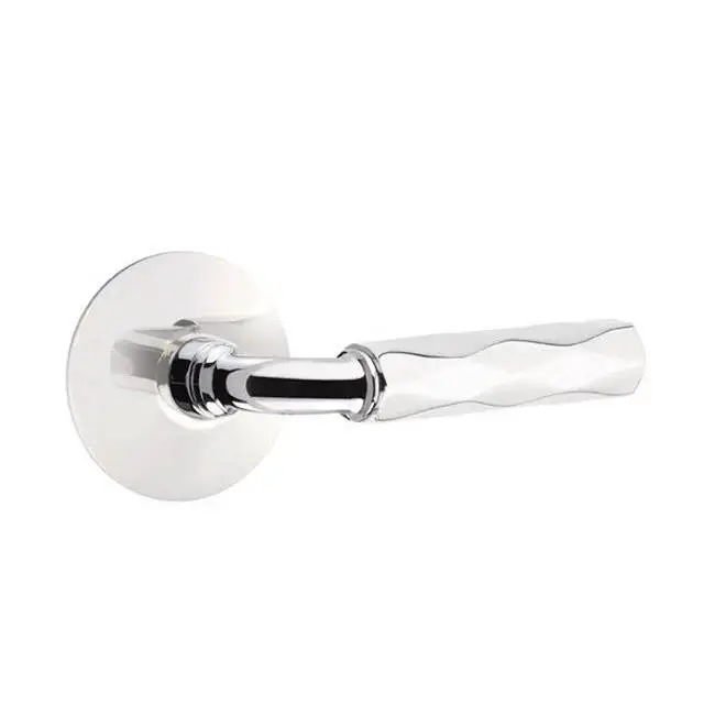 Emtek Select Privacy Interior Mortise w/ Modern Rosette & R-Bar Stem, Tribeca Lever (RH)