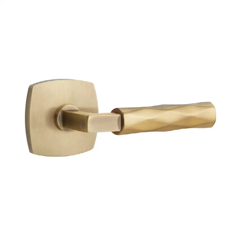 Emtek Select Passage Interior Mortise w/ Urban Modern Rosette & L-Square Stem, Tribeca Lever (LH)