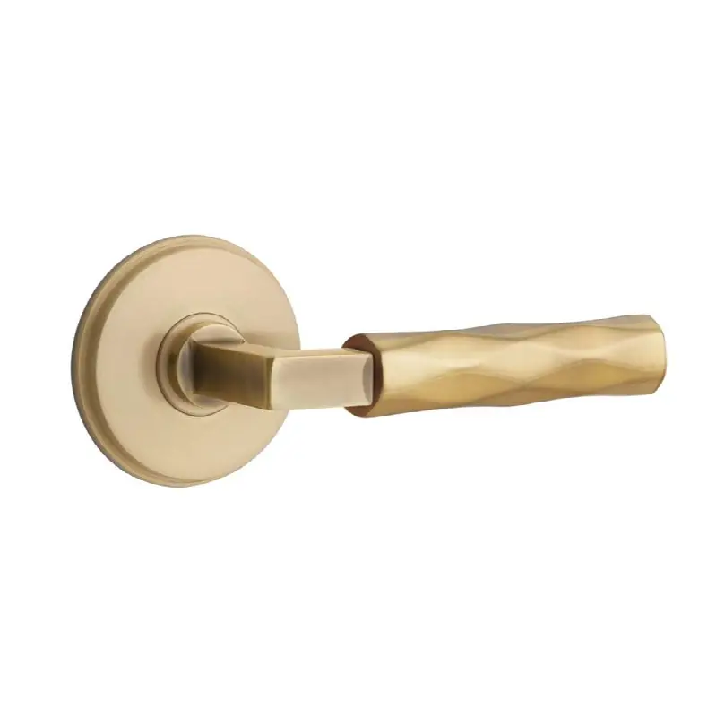 Emtek Select Passage Interior Mortise w/ Watford Rosette & L-Square Stem, Tribeca Lever (LH)