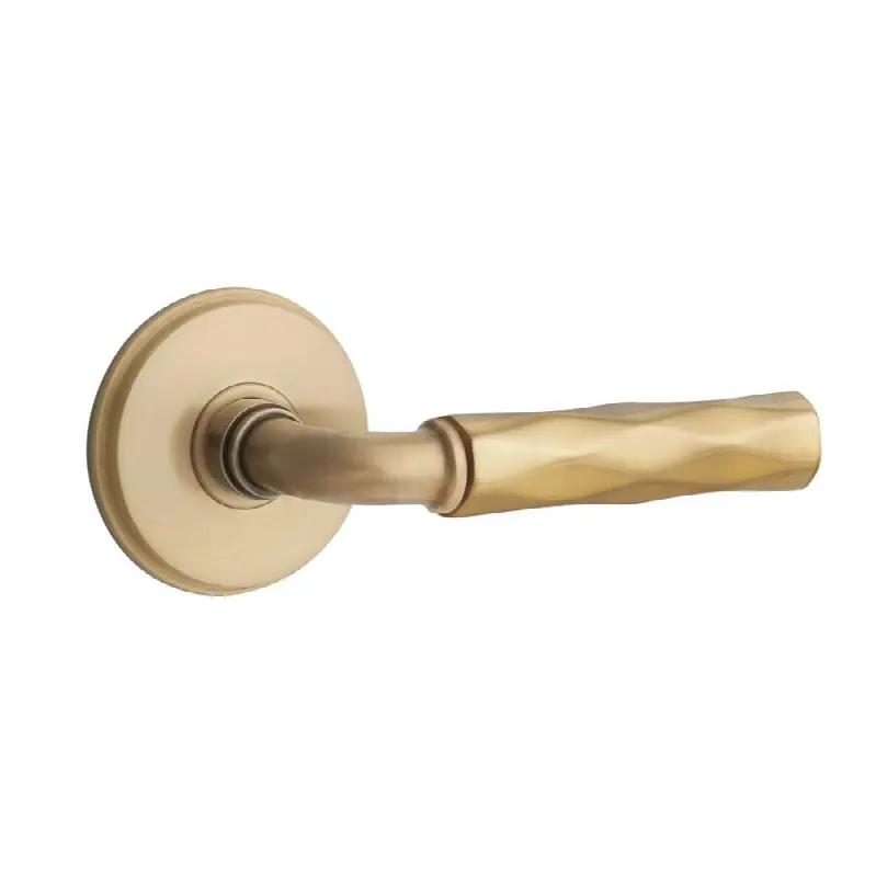 Emtek Select Passage Interior Mortise w/ Watford Rosette & R-Bar Stem, Tribeca Lever (LH)