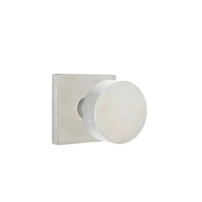 Privacy, Stainless Steel Square Rosette, Stainless Steel Round Knob, SS
