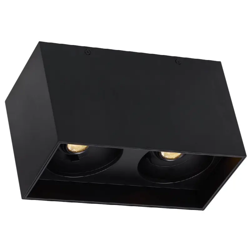 Exo 6 Dual Flush Mount 6.1" Matte Black