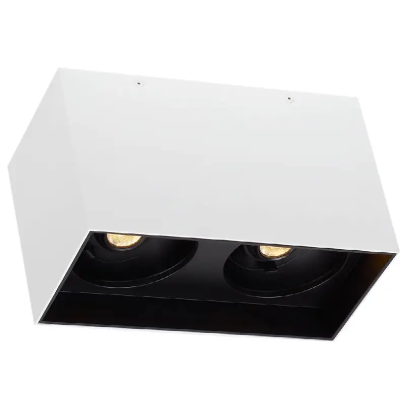 Exo 6 Dual Flush Mount 6.1" Matte White
