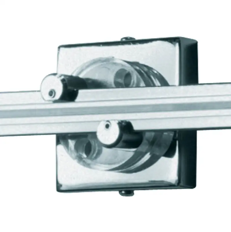 Wall MonoRail 2" Square Power Feed Canopy Single-Feed 2" Square satin nickel