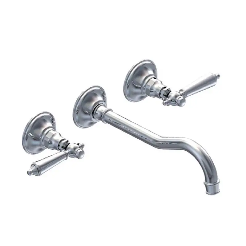Wall-Mounted Lavatory Faucet, Less Drain Assembly, Trim Only