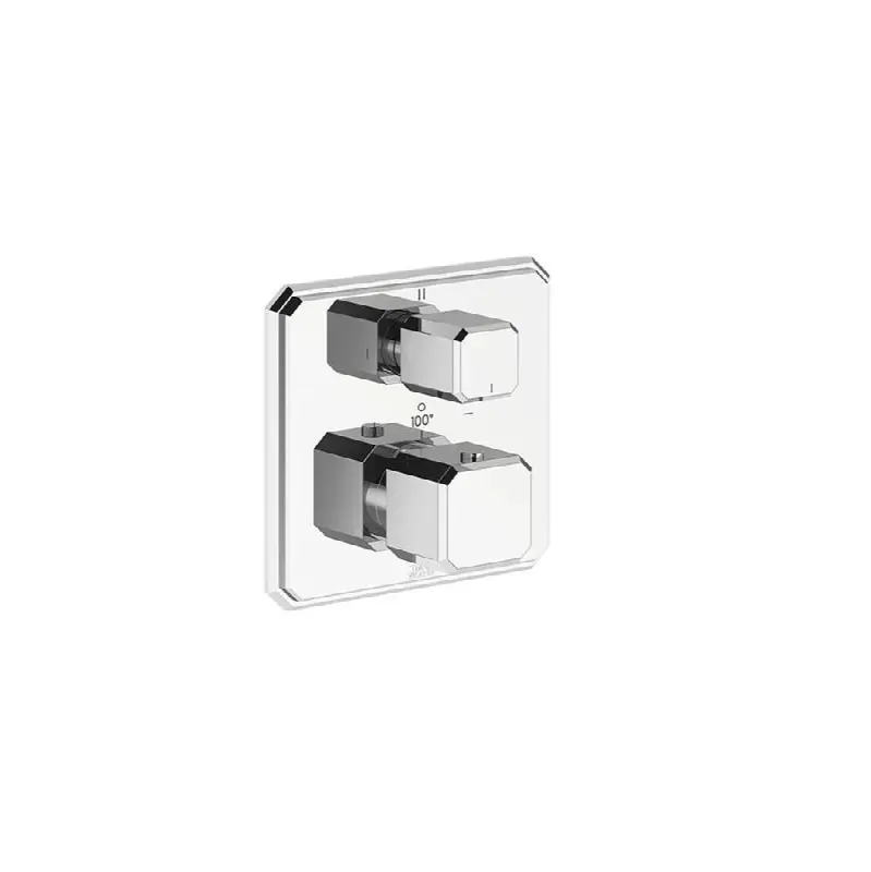 Thermostatic Wall Valve With Three Outlets - Trim Only
