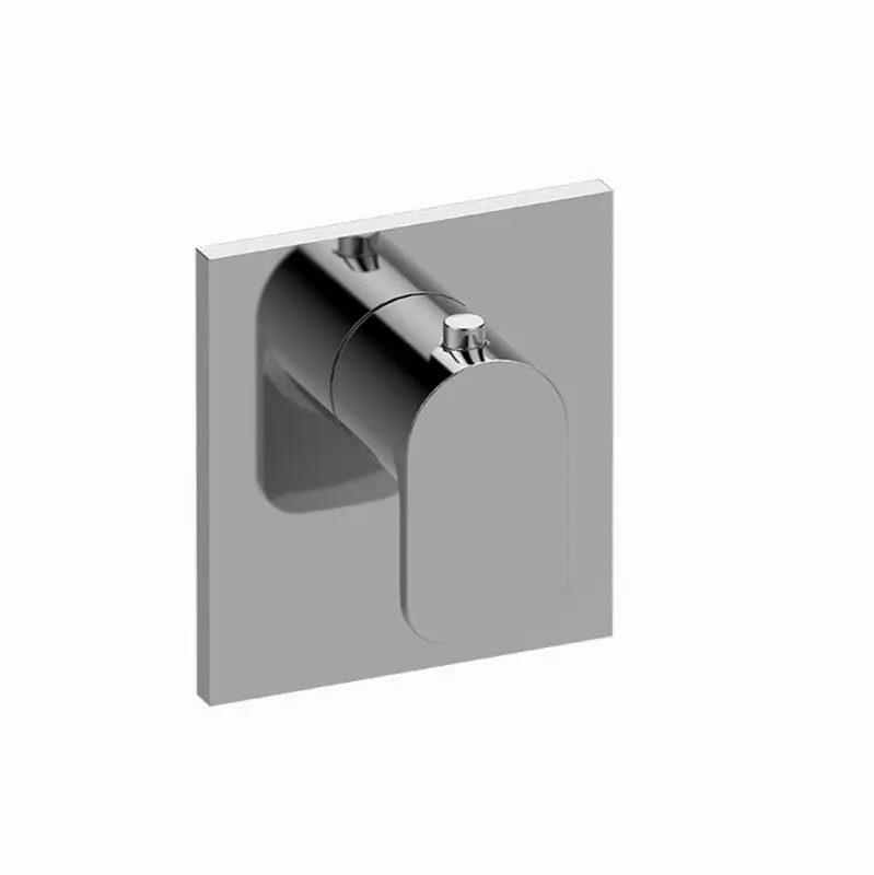M-Series Square Thermostatic Valve Trim Plate and Handle