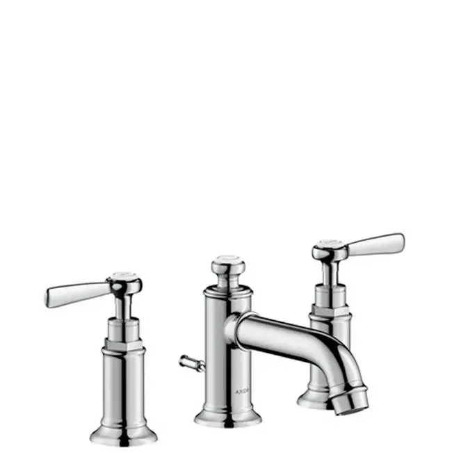 AXOR Montreux Widespread Faucet 30 with Lever Handles and Pop-Up Drain, 1.2 GPM