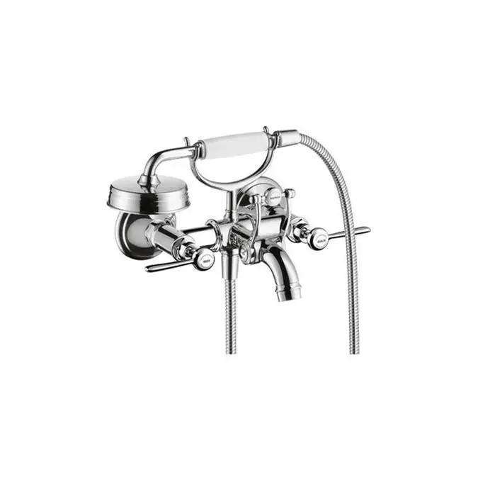 AXOR Montreux 2-Handle Wall-Mounted Tub Filler with Lever Handles and 1.8 GPM Handshower