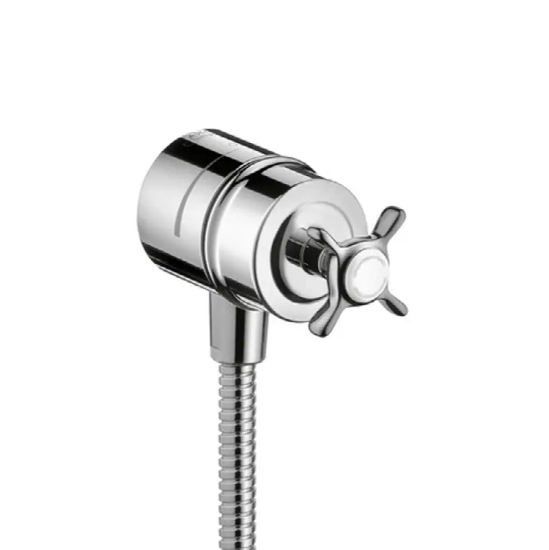 AXOR Montreux Wall Outlet with Check Valves and Volume Control, Cross Handle