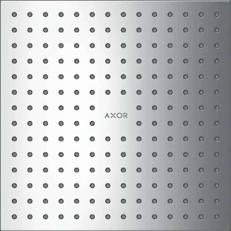AXOR ShowerSolutions Showerhead 250 Square 2-Jet, 2.5 GPM
