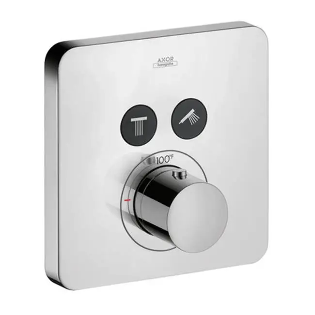 AXOR ShowerSelect Thermostatic Trim SoftCube for 2 Functions