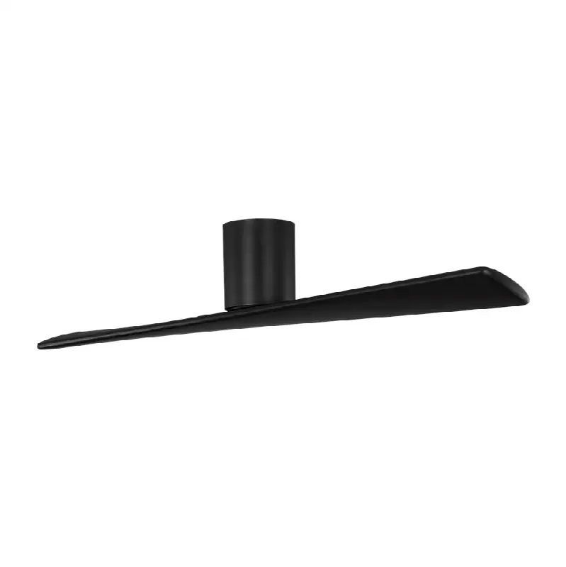Plank Smart 52 Hugger Ceiling Fan in Midnight Black with Midnight Black Blades and Light Kit
