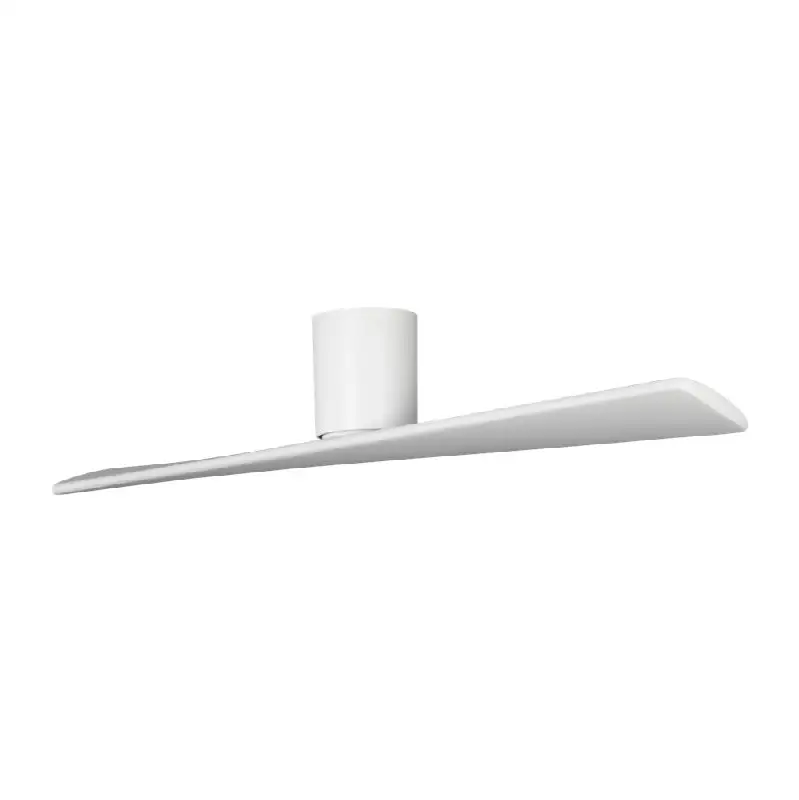 Plank Smart 52 Hugger Ceiling Fan in with Blades Matte White