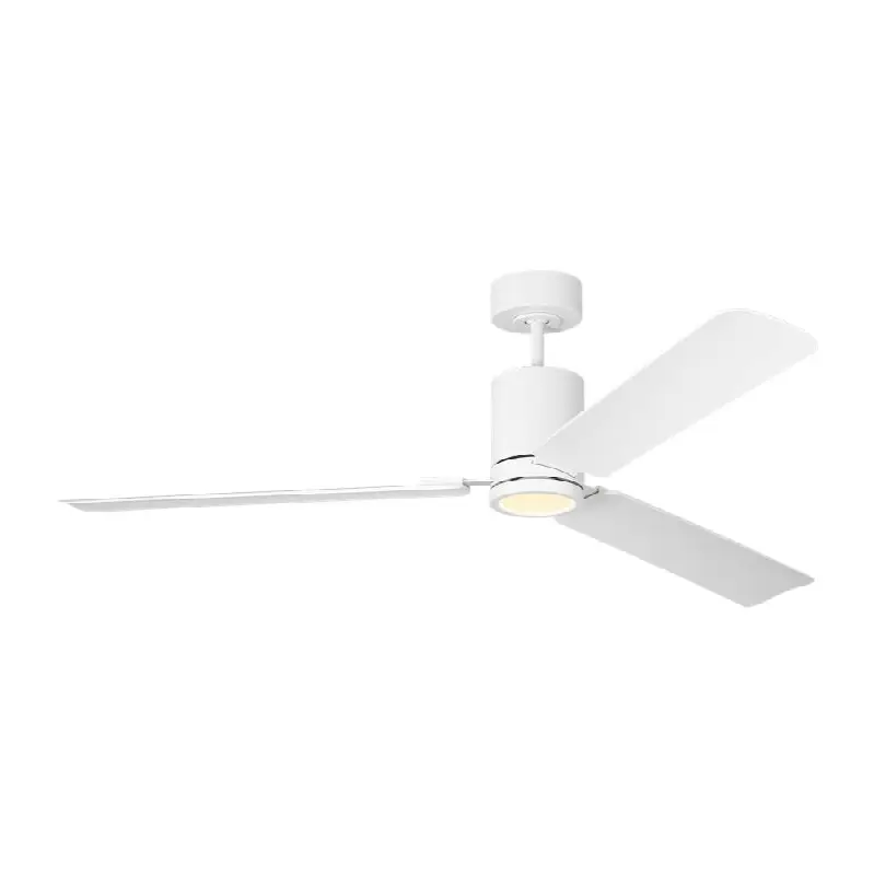 Cleancut 62 Ceiling Fan in with Blades Matte White