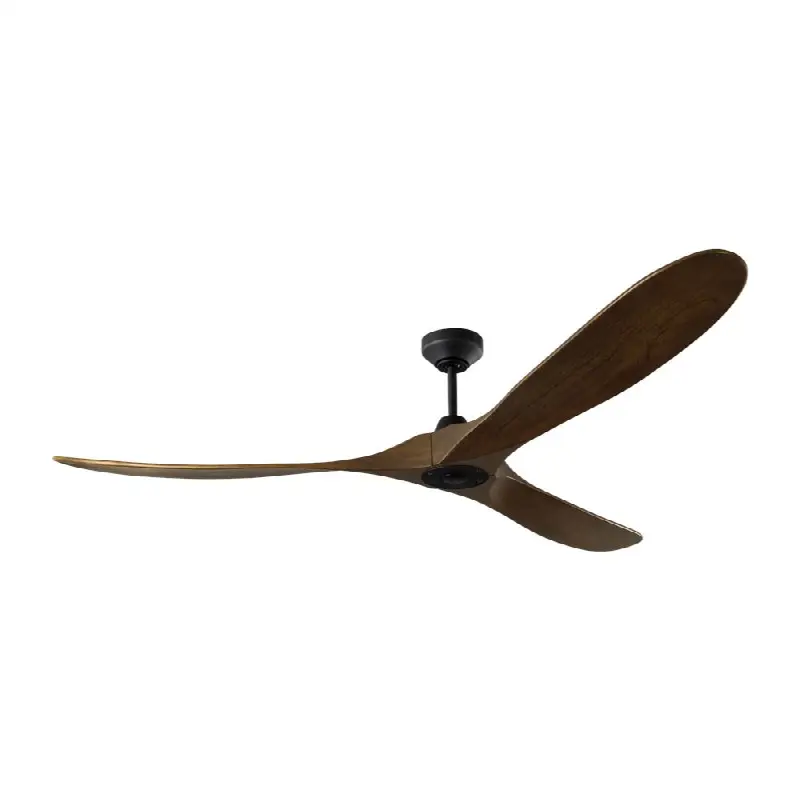 Maverick Smart 70 Ceiling Fan in Midnight Black with Dark Walnut Blades
