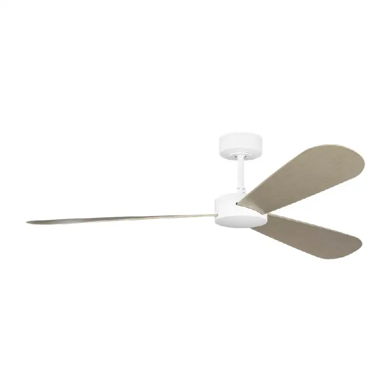 Paddle Smart 60 Ceiling Fan in with White Cerused Oak Blades Matte White