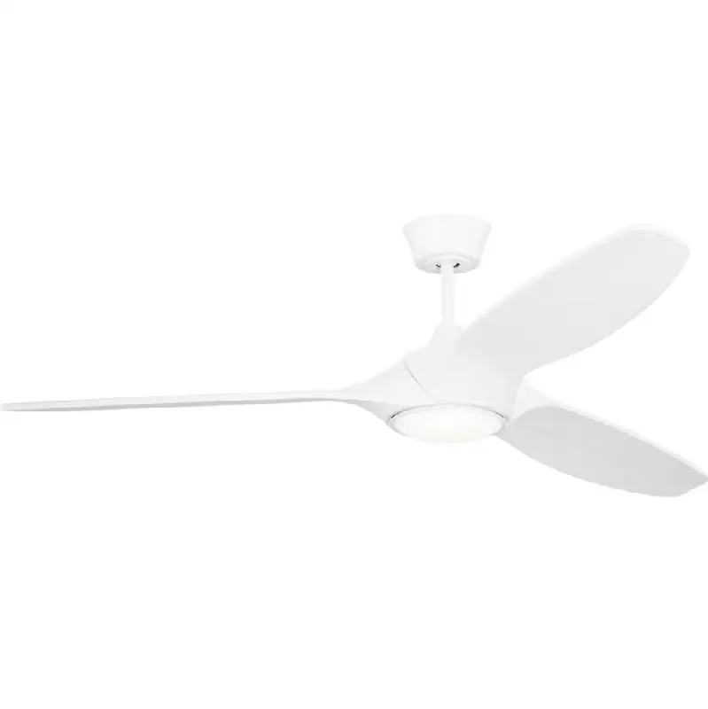 Selen Smart 60" LED Ceiling Fan in Matte White