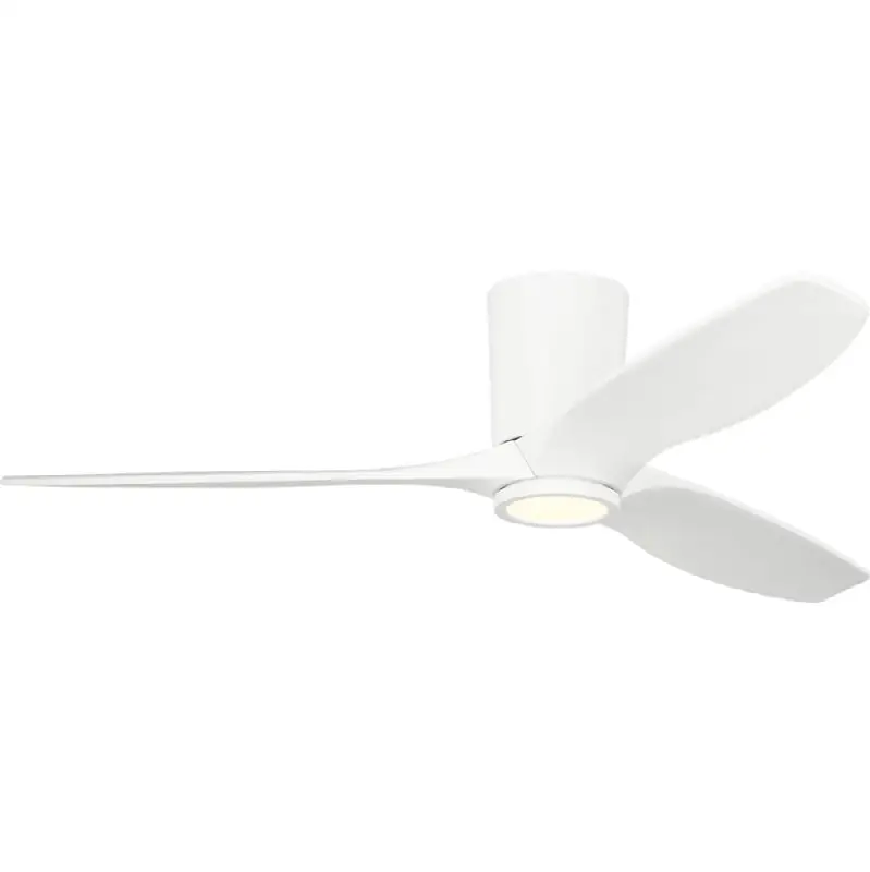 Seyra Smart 52" Hugger LED Ceiling Fan in Matte White