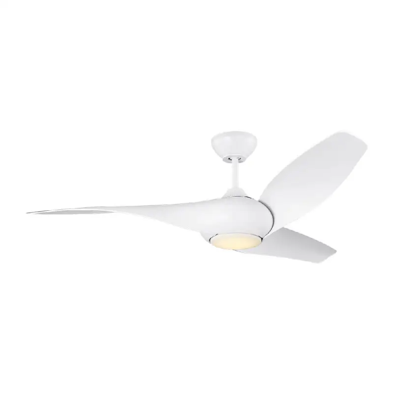 Topan Smart 52 LED Ceiling Fan in Matte White with Matte White Blades and Light Kit