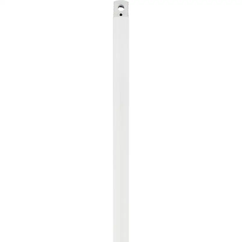 Coastal Fan Threaded Downrod in Matte White 48"