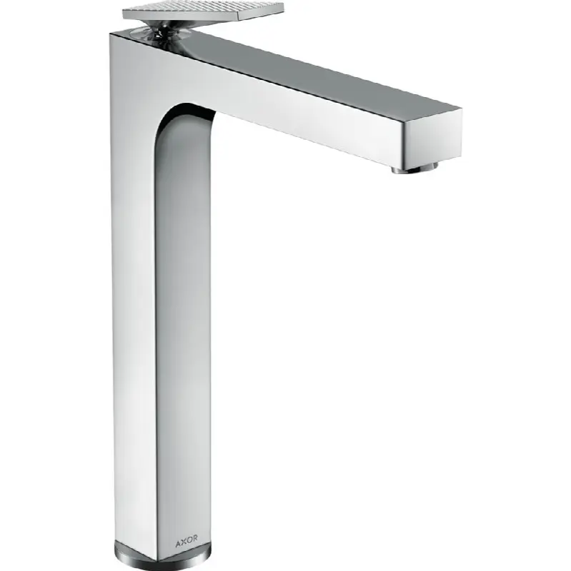 AXOR Citterio Single-Hole Faucet 280 with Pop-Up Drain- Rhombic Cut, 1.2 GPM