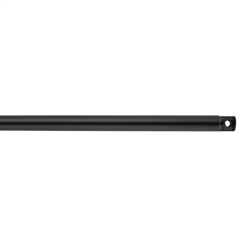 Threaded Fan Downrod in Midnight Black 12"