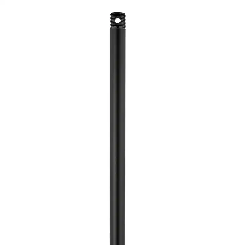 Threaded Fan Downrod in Midnight Black 18"
