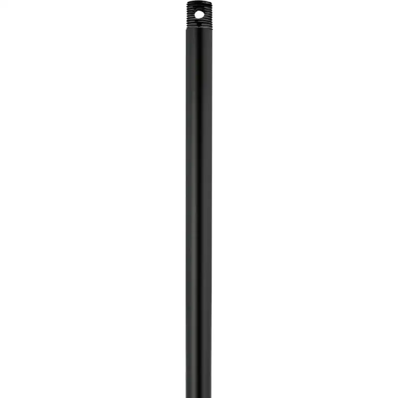 Threaded Fan Downrod in Matte Black 72"