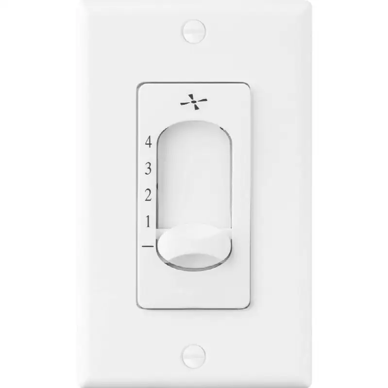 Universal Control 4 - Speed Hardwire Wall Control in White