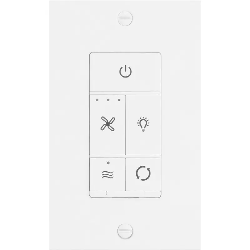 Universal Control 3-Speed with Dimmer and Reverse 3-Wire Wall Control