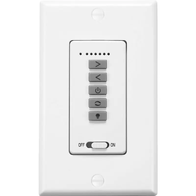 6-Speed Wall Control with LED Light Dimmer