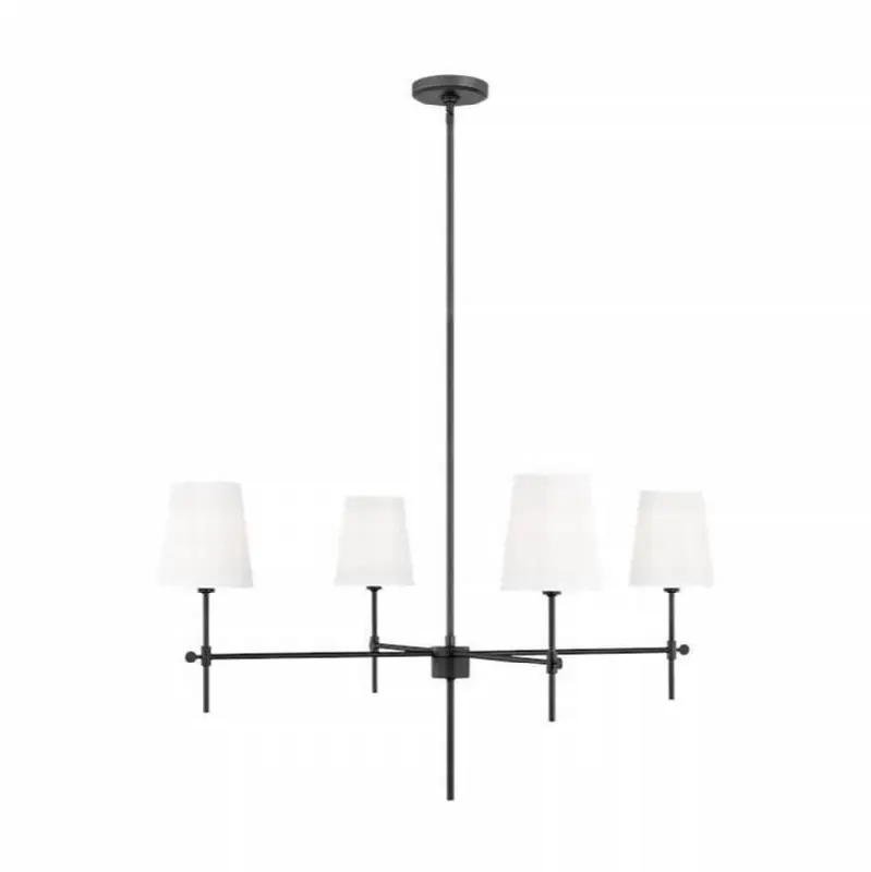 Baker Four Light Large Chandelier
