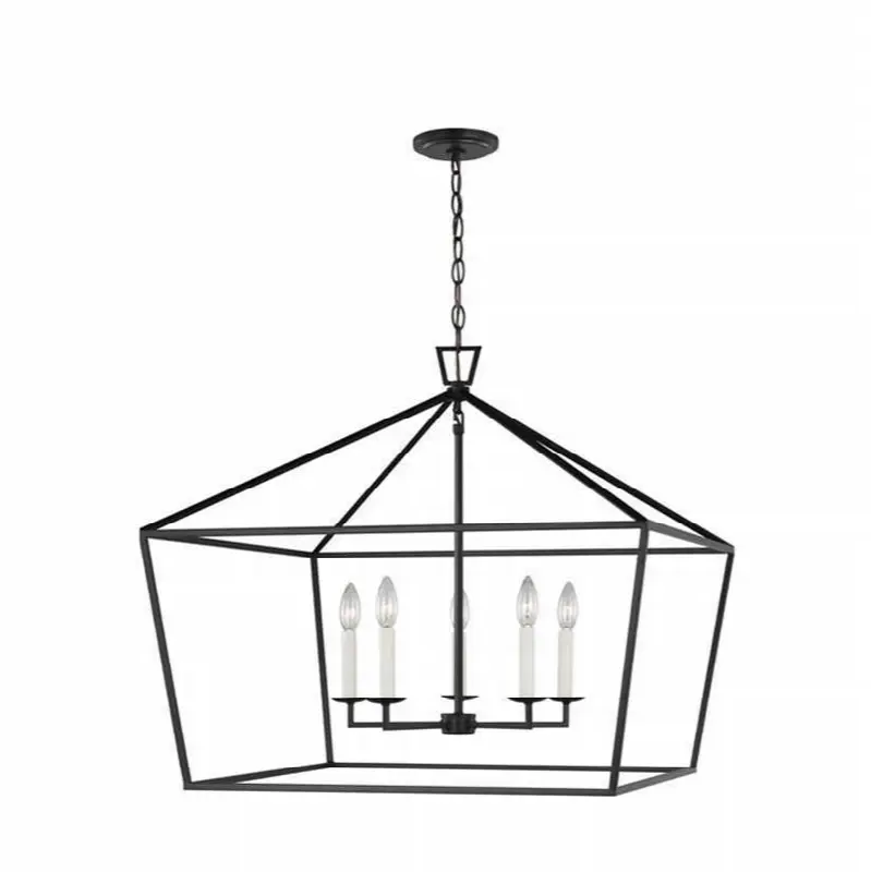 Dianna Five Light Wide Lantern