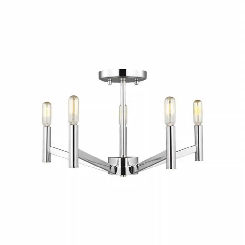 Vector Five Light Semi-flush Mount
