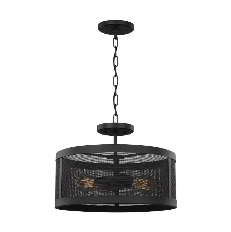 Gereon Two Light Semi-flush Convertible Pendant