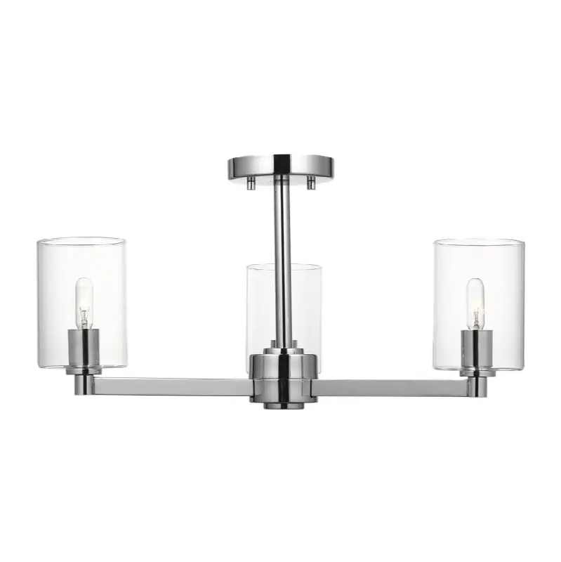 Fullton Three Light Semi-flush Mount