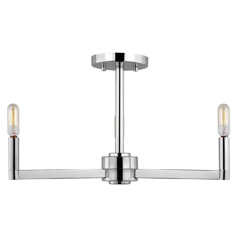 Fullton Three Light Semi-flush Mount