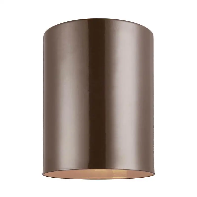 Outdoor Cylinders One Light Outdoor Ceiling Flush Mount