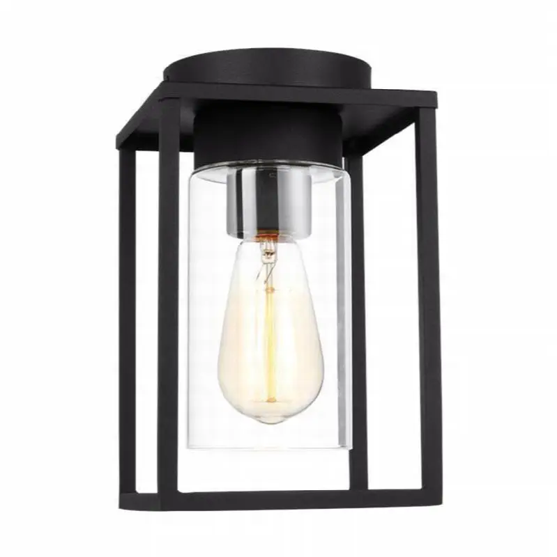 Vado One Light Outdoor Ceiling Flush Mount